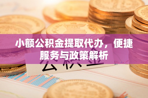 金州新区小额公积金提取代办，便捷服务与政策解析