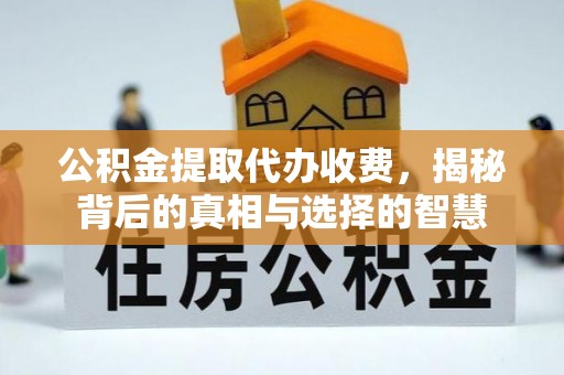 金州新区公积金提取代办收费，揭秘背后的真相与选择的智慧