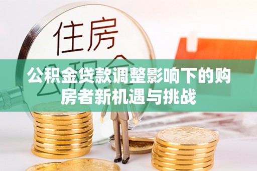 金州新区公积金贷款调整影响下的购房者新机遇与挑战