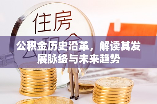 金州新区公积金历史沿革，解读其发展脉络与未来趋势