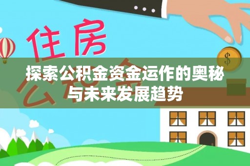 金州新区探索公积金资金运作的奥秘与未来发展趋势