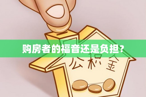 金州新区购房者的福音还是负担？