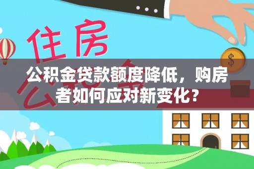 金州新区公积金贷款额度降低，购房者如何应对新变化？