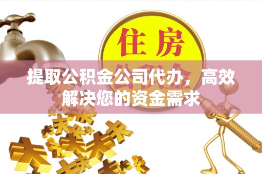 金州新区提取公积金公司代办，高效解决您的资金需求