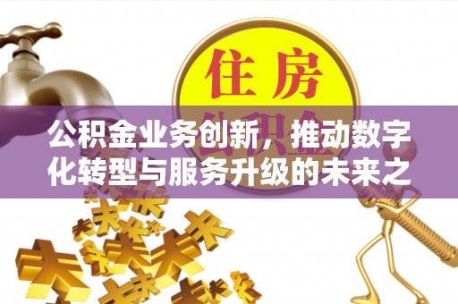 金州新区公积金业务创新，推动数字化转型与服务升级的未来之路