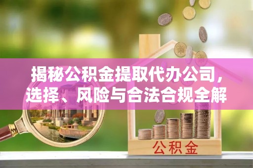 金州新区揭秘公积金提取代办公司，选择、风险与合法合规全解析