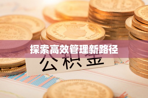 金州新区探索高效管理新路径
