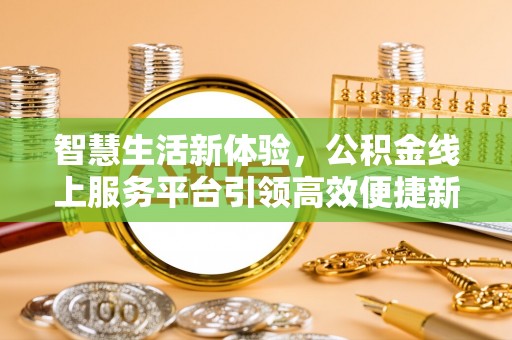 金州新区智慧生活新体验，公积金线上服务平台引领高效便捷新潮流