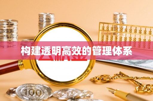 金州新区构建透明高效的管理体系