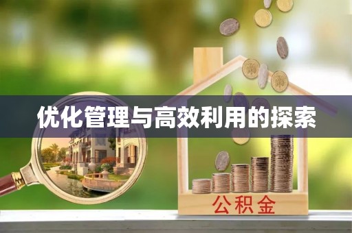 金州新区优化管理与高效利用的探索