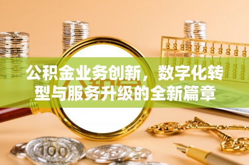 金州新区公积金业务创新，数字化转型与服务升级的全新篇章
