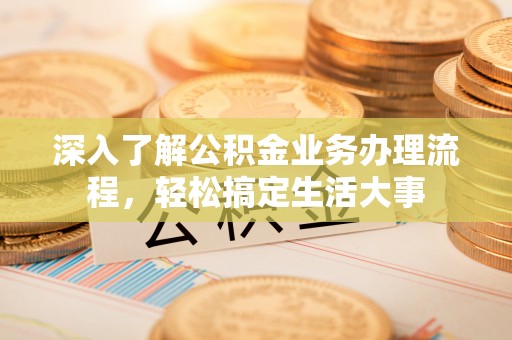 金州新区深入了解公积金业务办理流程，轻松搞定生活大事