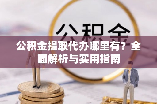 金州新区公积金提取代办哪里有？全面解析与实用指南
