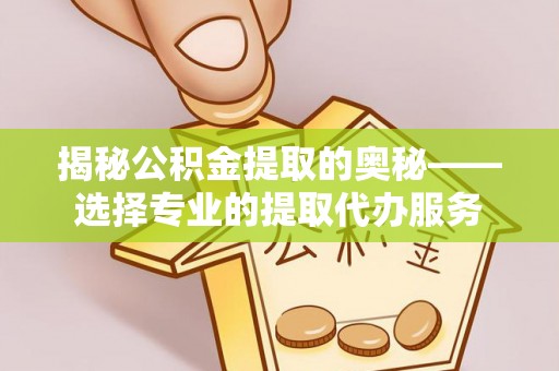 金州新区揭秘公积金提取的奥秘——选择专业的提取代办服务