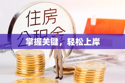 金州新区掌握关键，轻松上岸