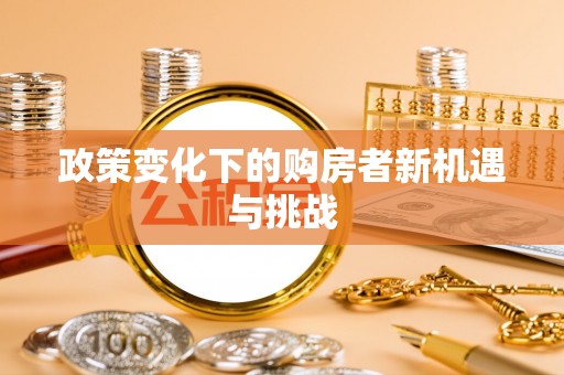 金州新区政策变化下的购房者新机遇与挑战