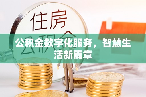 金州新区公积金数字化服务，智慧生活新篇章