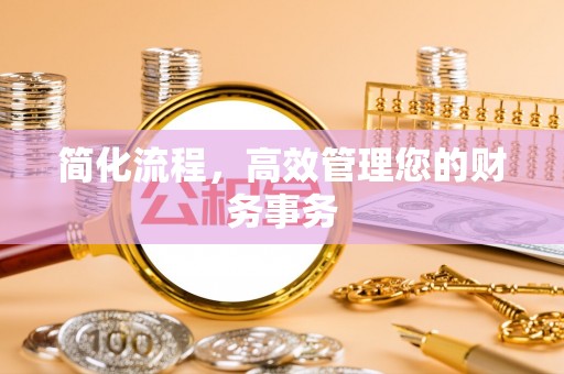 金州新区简化流程，高效管理您的财务事务